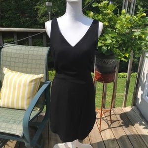 Chelsea28 little black dress size M with a v-neck and open back